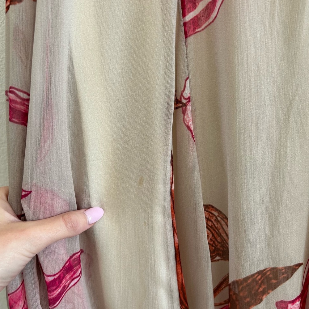 Rococo Sand White Pink Maxi Dress NEW - Picture 8 of 13